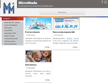 Tablet Screenshot of micromade.pl
